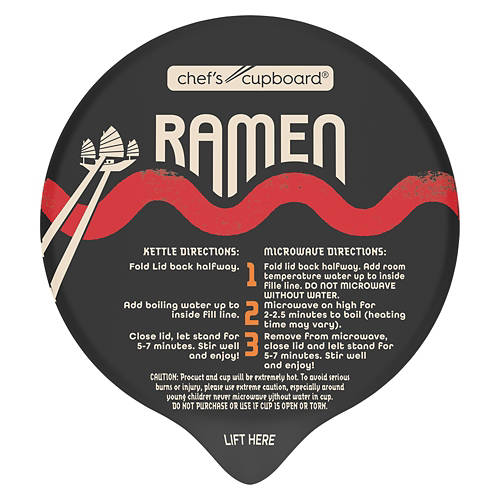 Chef's Cupboard Beef Flavored Protein Ramen, 2.5 oz